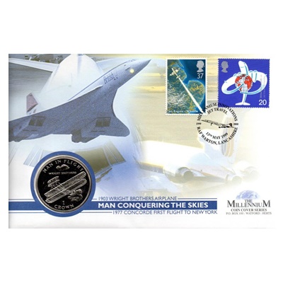 1995 BU 1 Crown - The Jet Travel Commemorative Coin